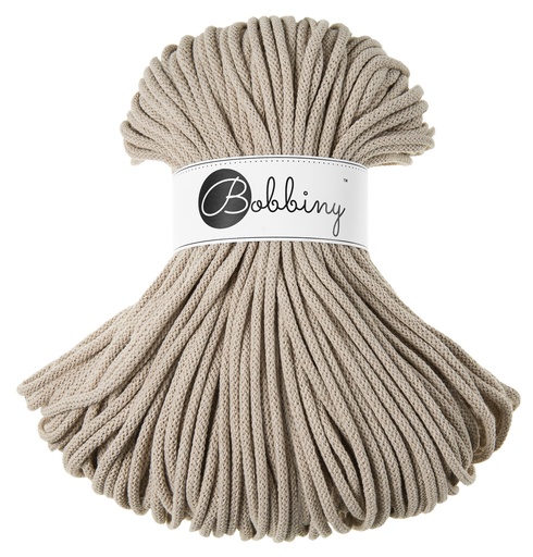 Corde Macramé Tressé 5mm Bobbiny - Couleur Beige