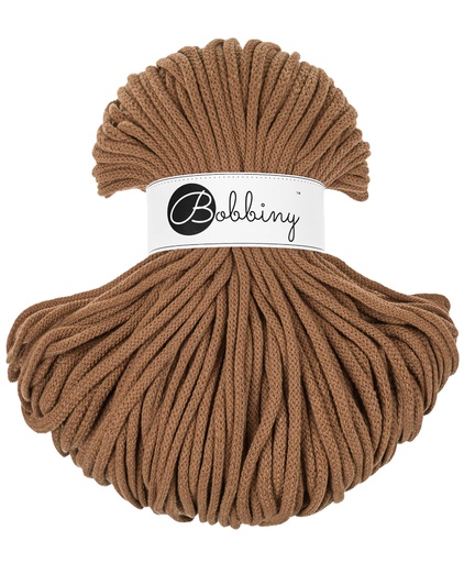 Corde Macramé Tressé 5mm Bobbiny - Couleur Caramel