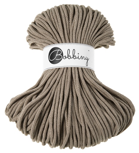 Corde Macramé Tressé 5mm Bobbiny - Couleur Coffee