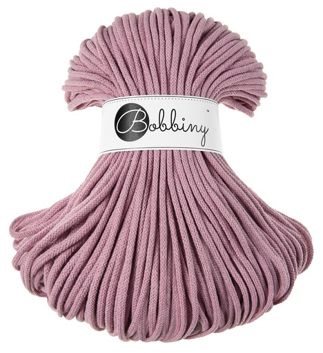 Corde Macramé Tressé 5mm Bobbiny - Couleur Dusty Pink
