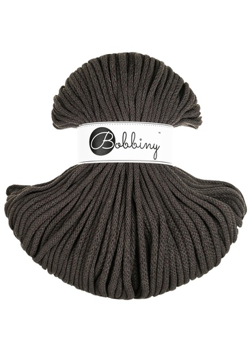 Corde Macramé Tressé 5mm Bobbiny - Couleur Espresso