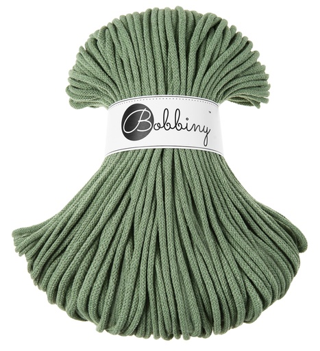 Corde Macramé Tressé 5mm Bobbiny - Couleur Eucalyptus Green
