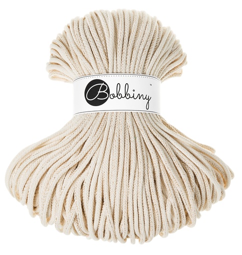 Corde Macramé Tressé 5mm Bobbiny - Couleur Golden Natural
