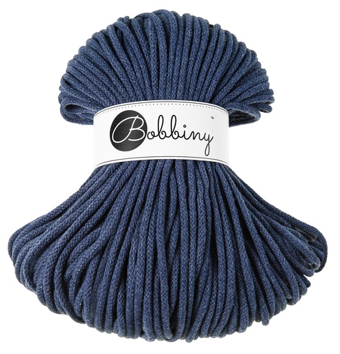 Corde Macramé Tressé 5mm Bobbiny - Couleur Jeans