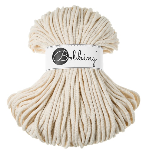 Corde Macramé Tressé 5mm Bobbiny - Couleur Natural