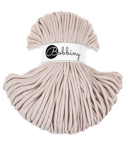 Corde Macramé Tressé 5mm Bobbiny - Couleur Nude