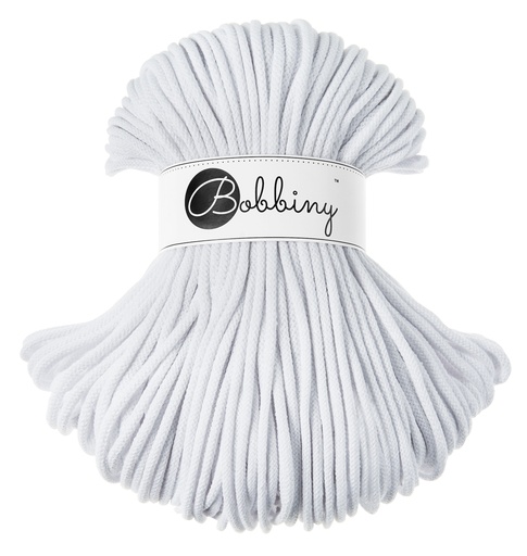 Corde Macramé Tressé 5mm Bobbiny - Couleur White