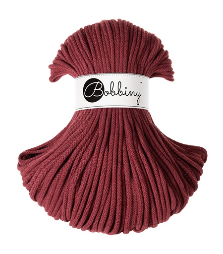 Corde Macramé Tressé 5mm Bobbiny - Couleur Wild Rose