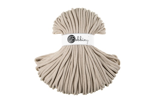 Corde Macramé Tressé 9mm Bobbiny - Couleur Beige