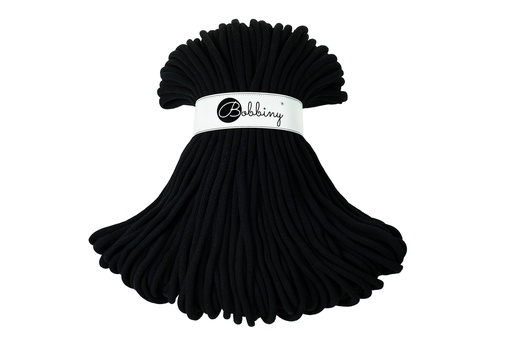 Corde Macramé Tressé 9mm Bobbiny - Couleur Black