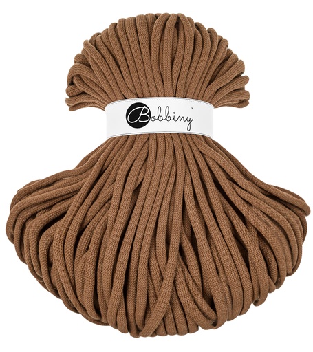 Corde Macramé Tressé 9mm Bobbiny - Couleur Caramel