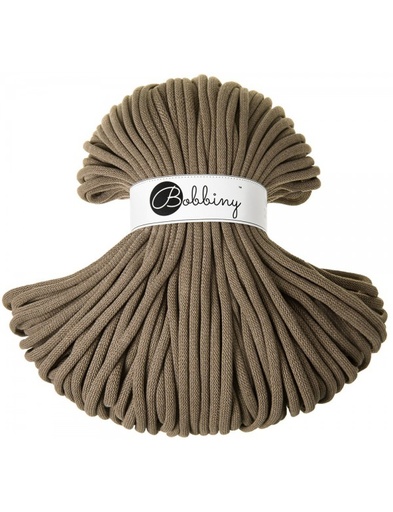 Corde Macramé Tressé 9mm Bobbiny - Couleur Coffee
