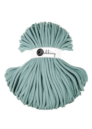 Corde Macramé Tressé 9mm Bobbiny - Couleur Duck Egg Blue
