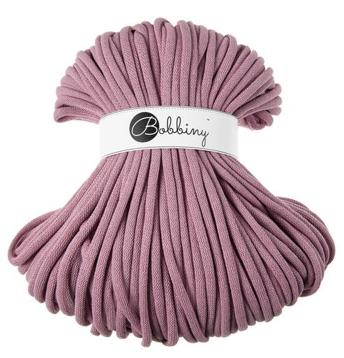 Corde Macramé Tressé 9mm Bobbiny - Couleur Dusty Pink
