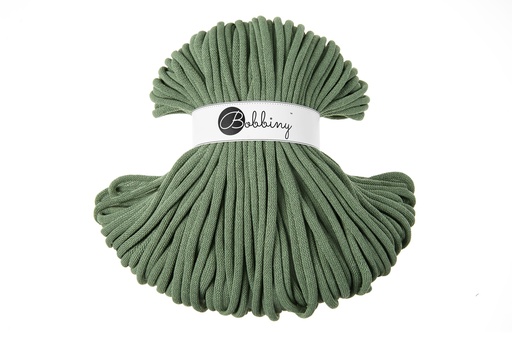 Corde Macramé Tressé 9mm Bobbiny - Couleur Eucalyptus Green