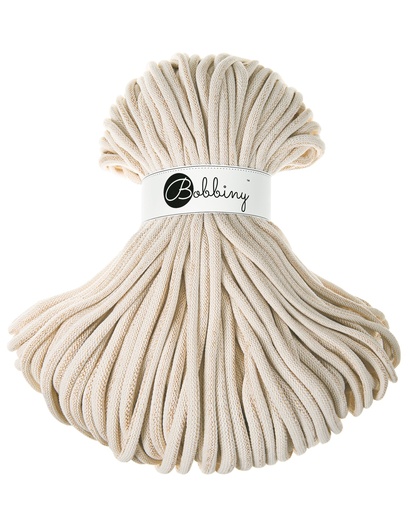 Corde Macramé Tressé 9mm Bobbiny - Couleur Golden Natural