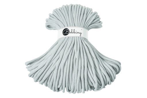 Corde Macramé Tressé 9mm Bobbiny - Couleur Light Grey 