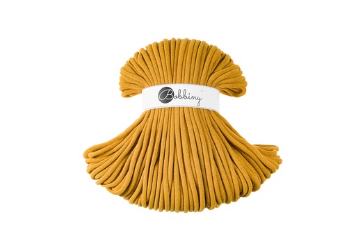 Corde Macramé Tressé 9mm Bobbiny - Couleur Mustard
