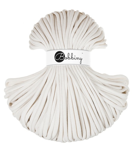 Corde Macramé Tressé 9mm Bobbiny - Couleur Off White