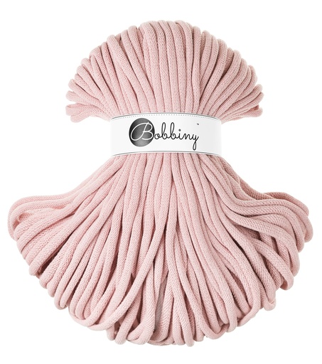 Corde Macramé Tressé 9mm Bobbiny - Couleur Pastel Pink