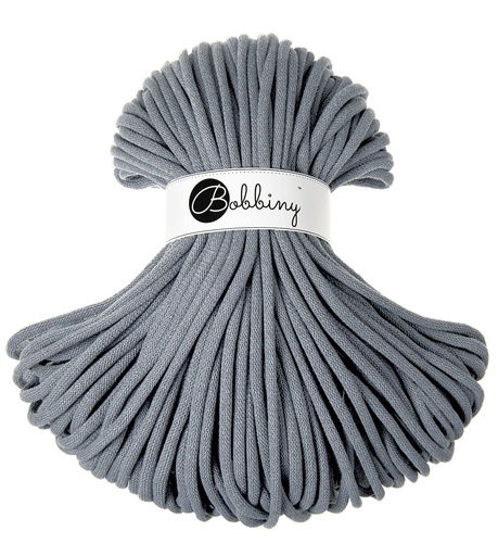 Corde Macramé Tressé 9mm Bobbiny - Couleur Steel