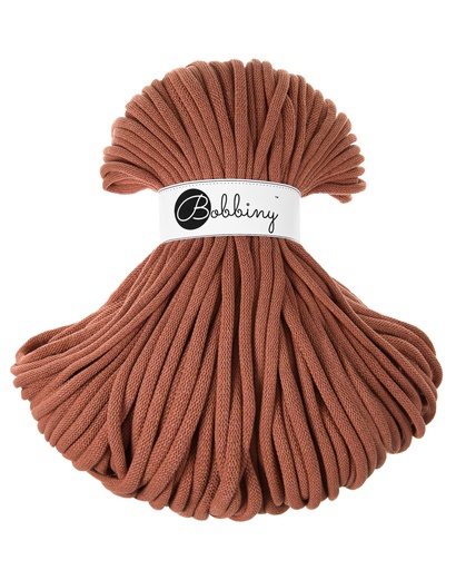 Corde Macramé Tressé 9mm Bobbiny - Couleur Terracotta