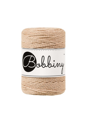 Corde Macramé Torsadé 1,5mm Bobbiny - Couleur Biscuit