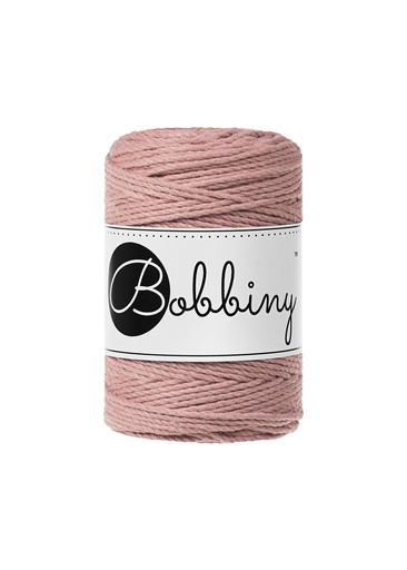Corde Macramé Torsadé 1,5mm Bobbiny - Couleur Blush