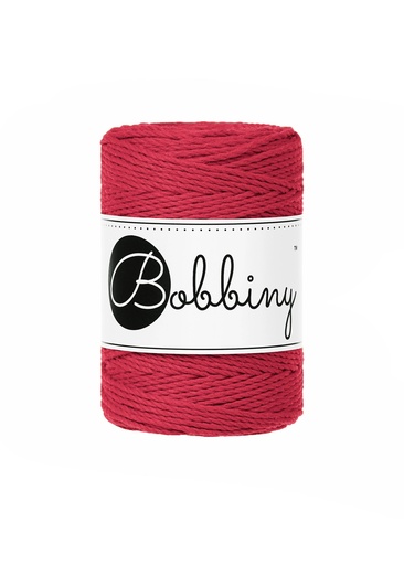 Corde Macramé Torsadé 1,5mm Bobbiny - Couleur Classic Red