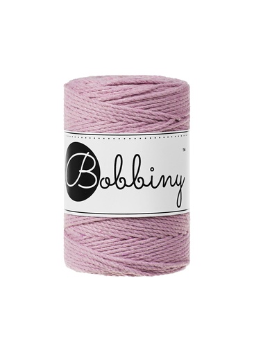 Corde Macramé Torsadé 1,5mm Bobbiny - Couleur Dusty Pink
