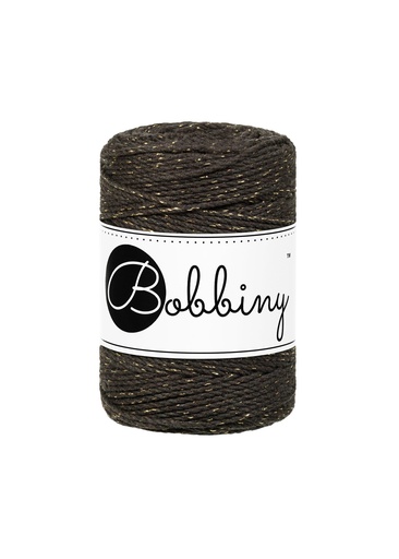 Corde Macramé Torsadé 1,5mm Bobbiny - Couleur Golden Espresso