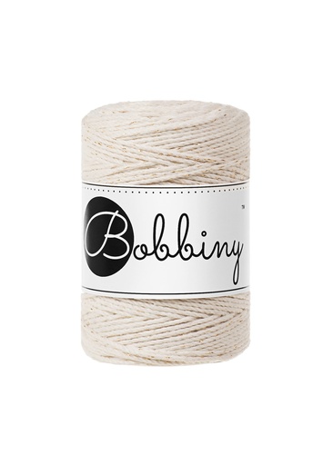 Corde Macramé Torsadé 1,5mm Bobbiny - Couleur Golden Natural