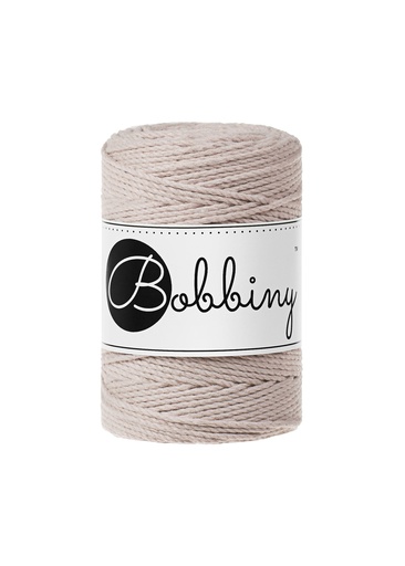 Corde Macramé Torsadé 1,5mm Bobbiny - Couleur Nude