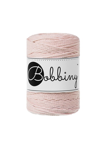 Corde Macramé Torsadé 1,5mm Bobbiny - Couleur Pastel Pink