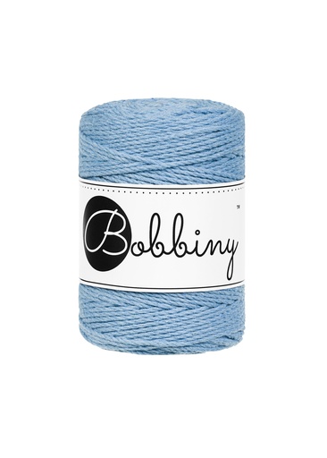 Corde Macramé Torsadé 1,5mm Bobbiny - Couleur Perfect Blue