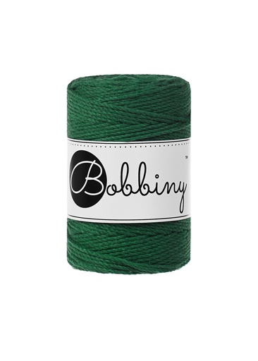 Corde Macramé Torsadé 1,5mm Bobbiny - Couleur Pine Green