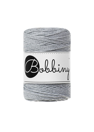 Corde Macramé Torsadé 1,5mm Bobbiny - Couleur Silver