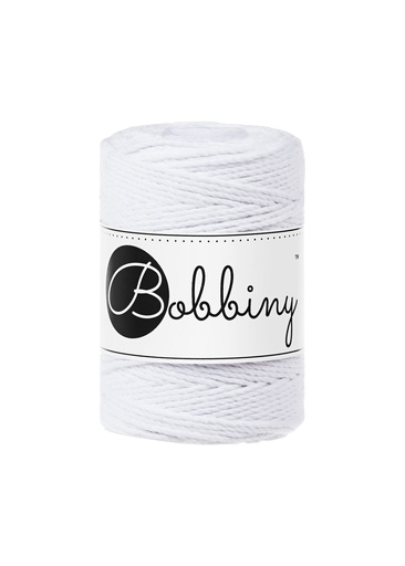 Corde Macramé Torsadé 1,5mm Bobbiny - Couleur White