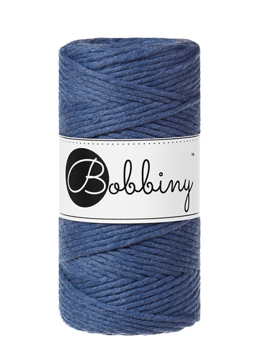 Corde Macramé Peigné 3mm Bobbiny - Couleur Jeans