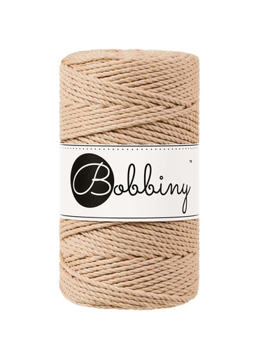 Corde Macramé Torsadé 3mm Bobbiny - Couleur Biscuit