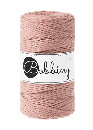 Corde Macramé Torsadé 3mm Bobbiny - Couleur Blush