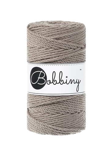 Corde Macramé Torsadé 3mm Bobbiny - Couleur Coffee