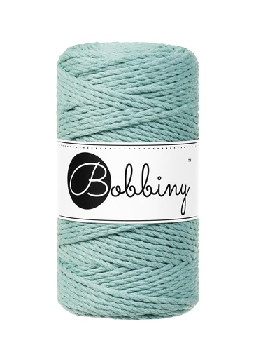 Corde Macramé Torsadé 3mm Bobbiny - Couleur Duck Egg Blue