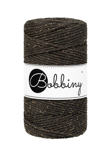 Corde Macramé Torsadé 3mm Bobbiny - Couleur Golden Espresso