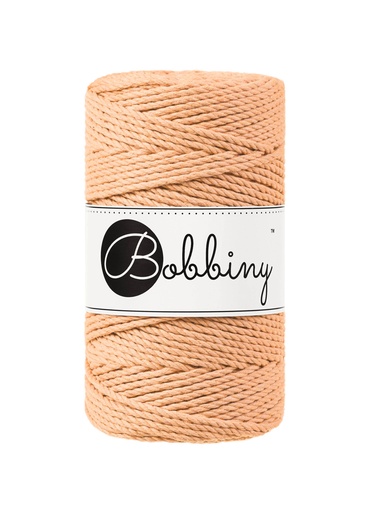 Corde Macramé Torsadé 3mm Bobbiny - Couleur Peach Fuzz 2024
