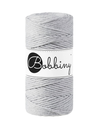 Corde Macramé Peigné 3mm Bobbiny - Couleur Light Grey