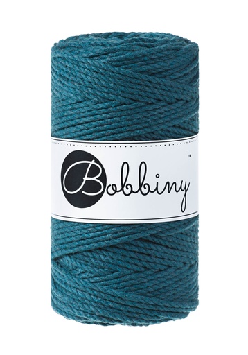 Corde Macramé Torsadé 3mm Bobbiny - Couleur Peacock Blue