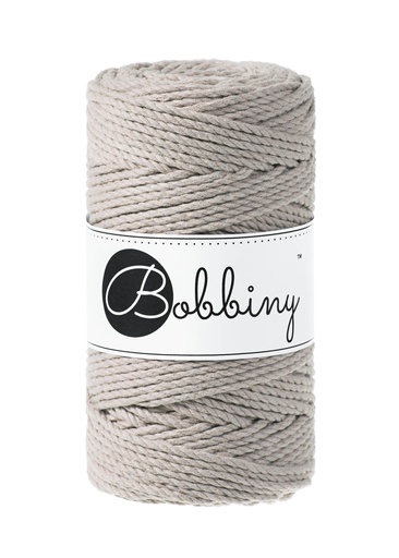 Corde Macramé Torsadé 3mm Bobbiny - Couleur Pearl
