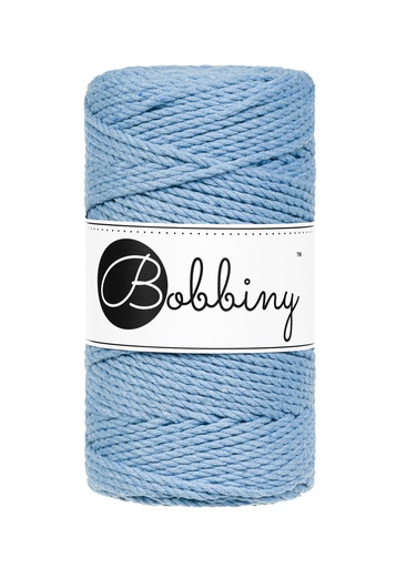 Corde Macramé Torsadé 3mm Bobbiny - Couleur Perfect Blue