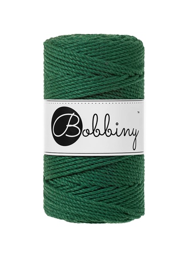 Corde Macramé Torsadé 3mm Bobbiny - Couleur Pine Green